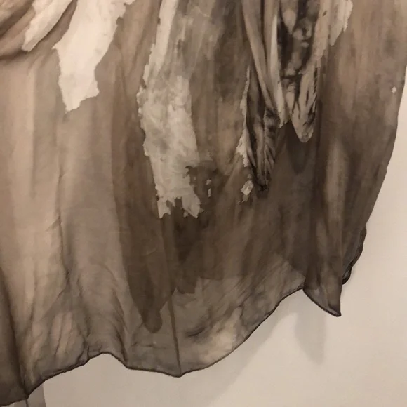 Flowy Grecian style maxi silk lined dress - Picture 7 of 10